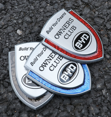 โลโก้สัญลักษณ์ BYD สำหรับรถยนต์ไฟฟ้า BYD Atto 3 บีวายดี อัตโต 3