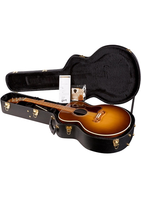 Gibson 2016 SJ-100 Walnut Super Jumbo Acoustic-Electric Guitar - Honeyburst