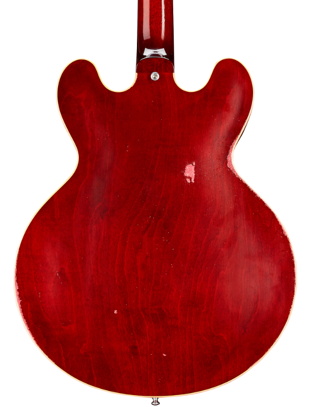 Gibson Custom Murphy Lab 1961 ES-335 Reissue Heavy Aged Semi-Hollow Electric Guitar Cherry