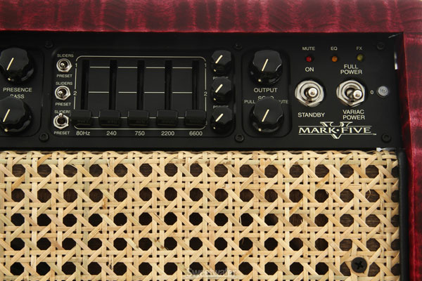 Mesa Boogie Mark V 90 Watt 1x12" Combo - Private Reserve - Crimson Stain
