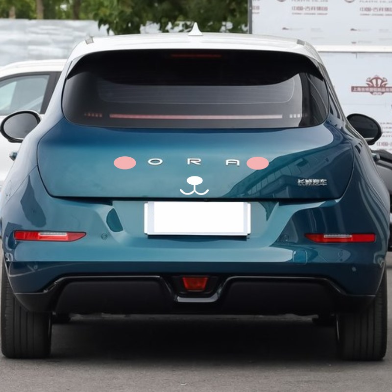 สติกเกอร์แต่งรถรูปแมว รถยนต์ไฟฟ้า ORA Good Cat