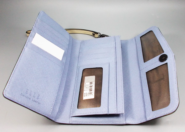 กระเป๋าสตางค์ ELLE ครีม-ฟ้า ใหม่ แท้