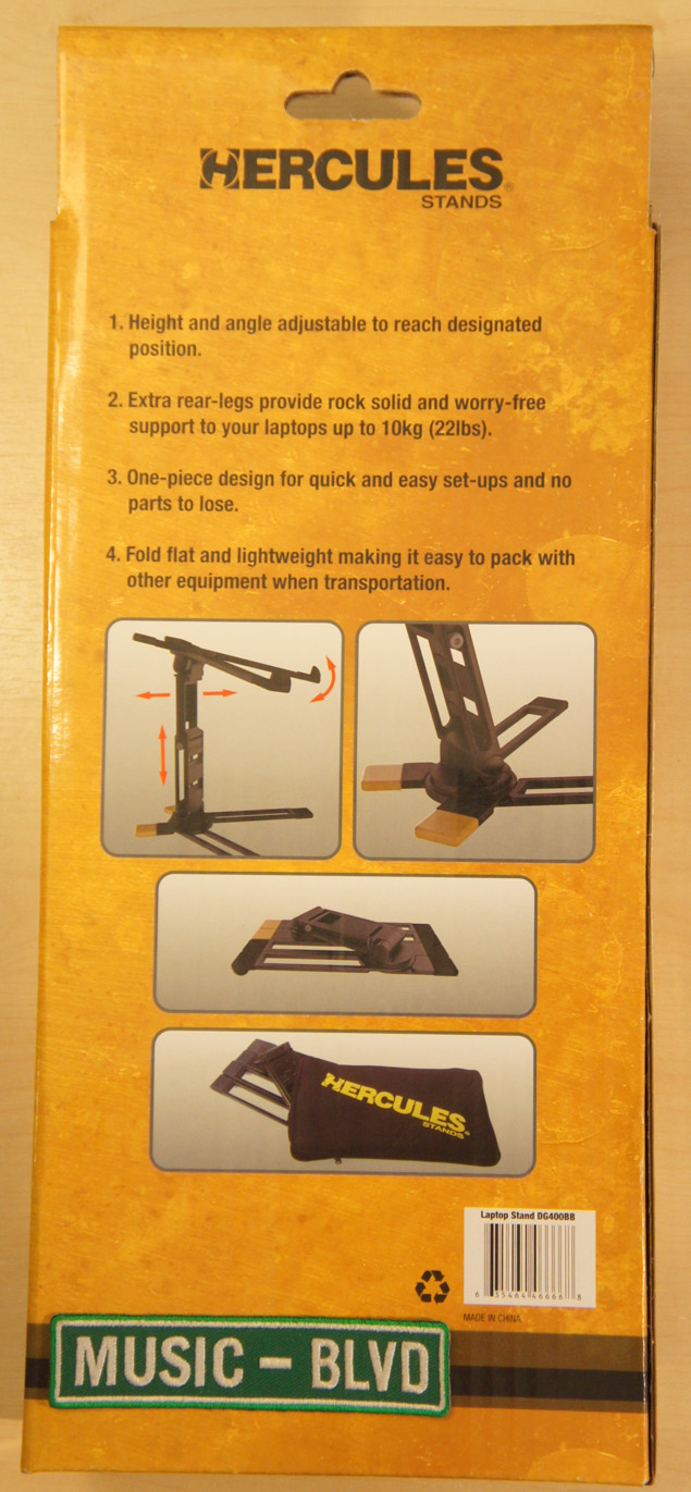 Hercules Stand Multimedia Stand DG400BB