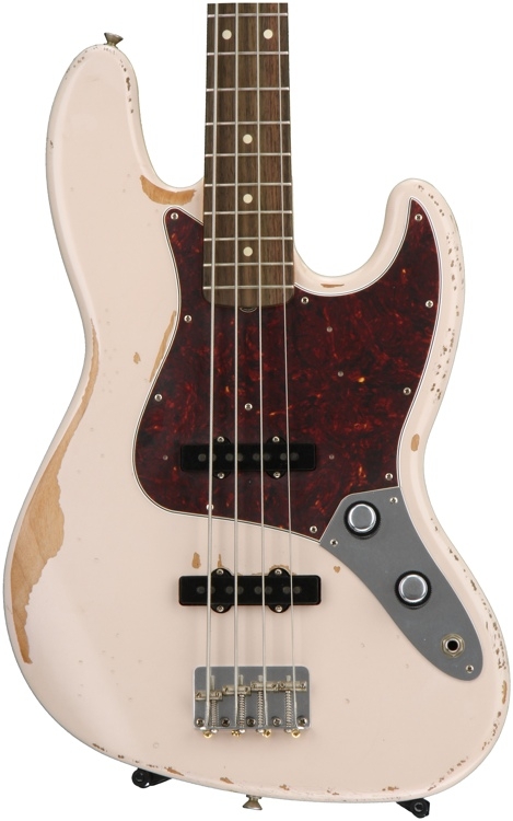 Fender Flea Road Worn Jazz Bass - Shell Pink