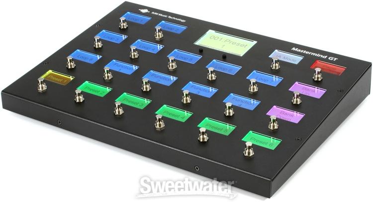 RJM Music Mastermind GT/22 - 22-button Midi Controller Pedal