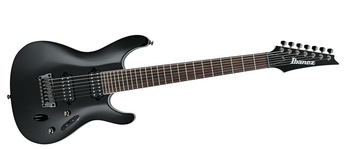 Ibanez Iron Label SIR27FD Series 7-String Electric Guitar with DiMarzio Pickups Iron Pewter finish