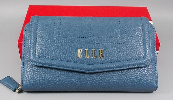 กระเป๋าสตางค์ ELLE ฟ้า ใหม้ แท้