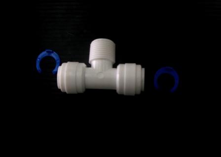 3 ทาง (3/8OD x 3/8MIP x 3/8OD) Plastic สวมเร็ว Speed Fit