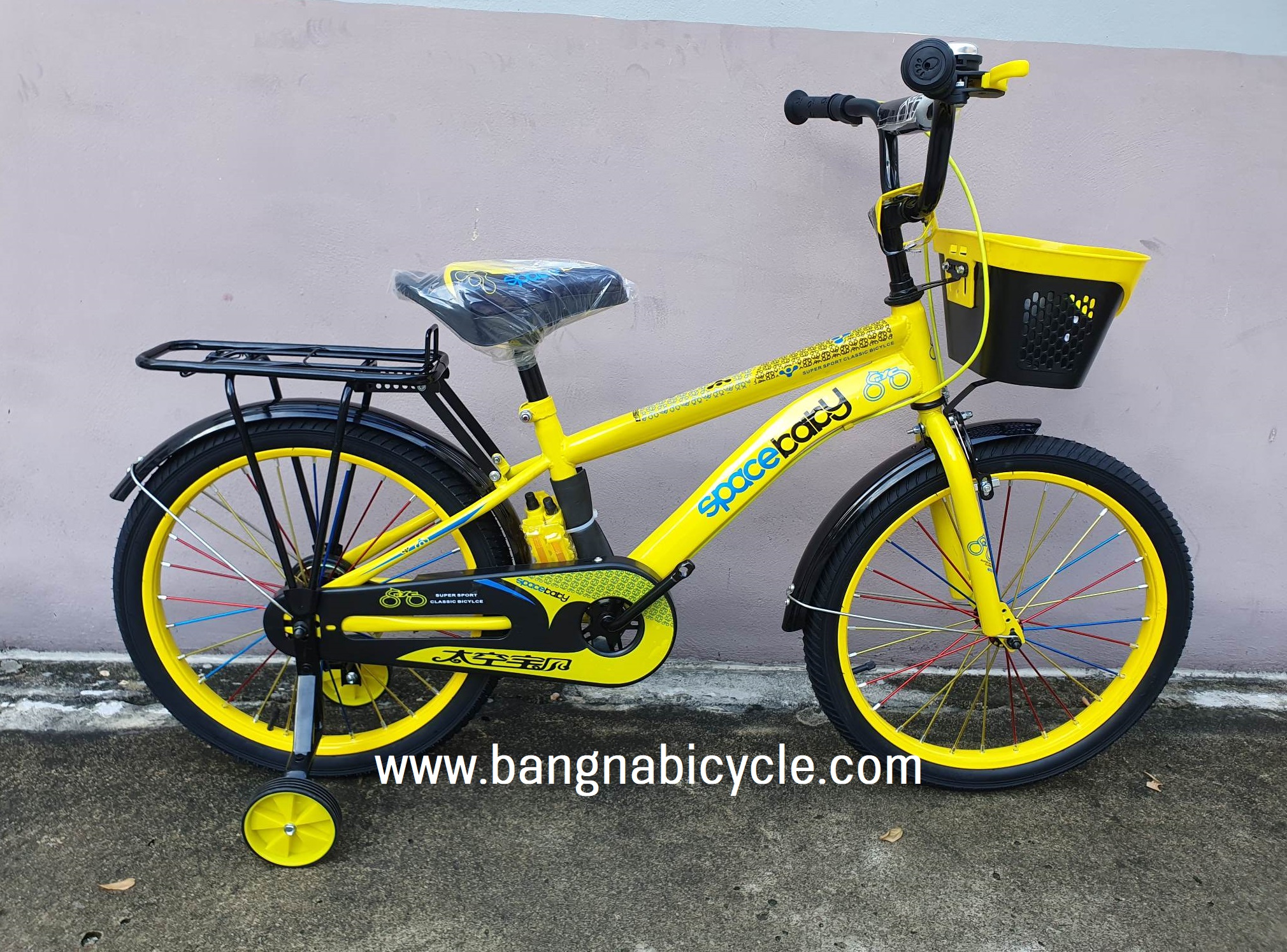 รถจักรยานเด็ก Spacebaby 20 นิ้ว มีล้อช่วยข้าง