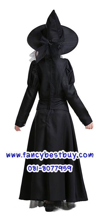 ชุดแฟนซีแม่มด The Wicked Witch of The West: The Wizard of OZ ชุดแฟนซีผู้หญิง ขนาด 120, 130, 140, 150