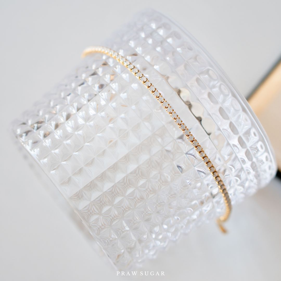 Classic 2mm Bracelet - สร้อยข้อมือคริสตัลเรียงทรงกลมคลาสสิค ขนาด 2mm