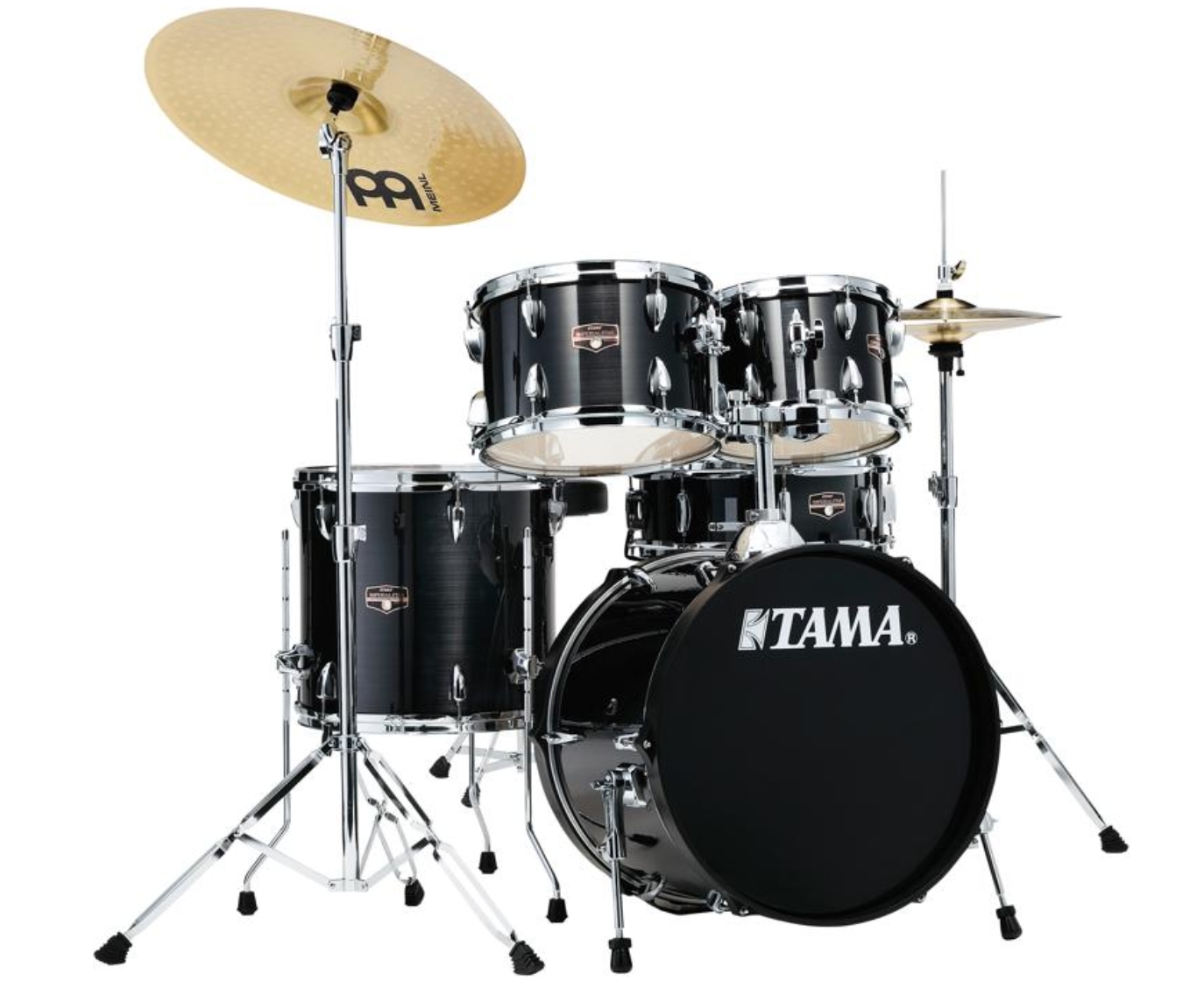 Tama Imperialstar IE58C 5-piece Complete Drum Set with Snare Drum and Meinl Cymbals