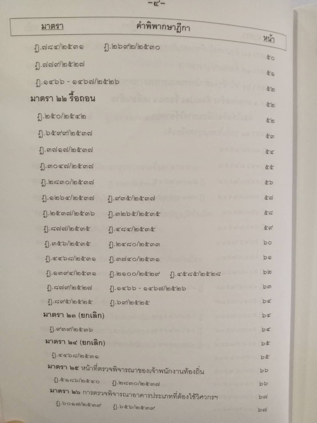 ฎีกาควบคุมอาคาร พ.ศ.๒๕๕๒ ถึงปัจจุบัน