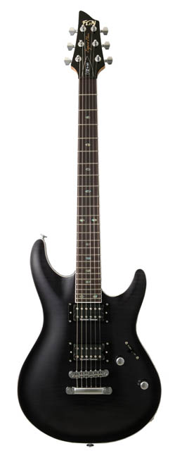 FGN Guitars Expert series EEL-FM-HH - Transparent Black