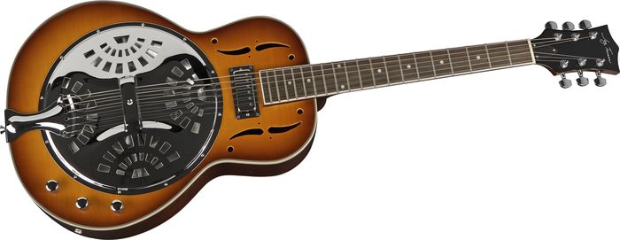 Jay Turser JT-900 Res Electric Resonator Guitar Tobacco Sunburst