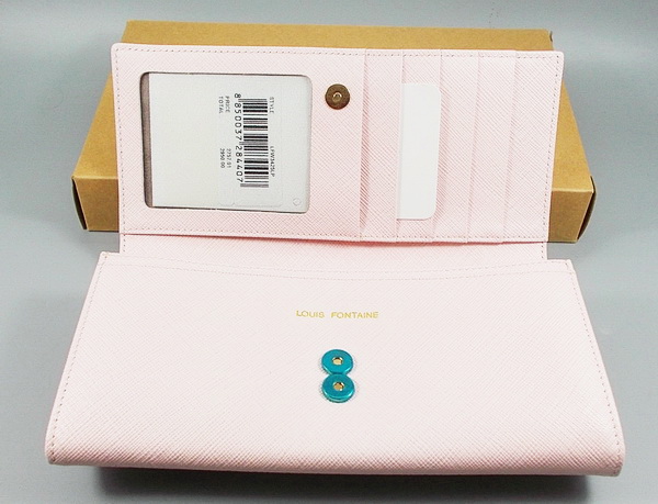 กระเป๋าสตางค์ LOUIS FONTAINE ชมพู ใหม่ แท้