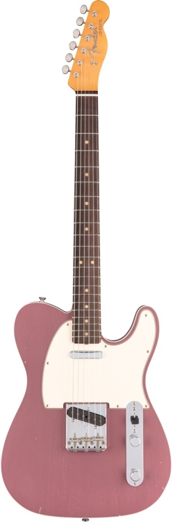 Fender Custom Shop 1963 Journeyman Relic Telecaster Custom - Aged Burgundy Mist with Rosewood Fingerboard