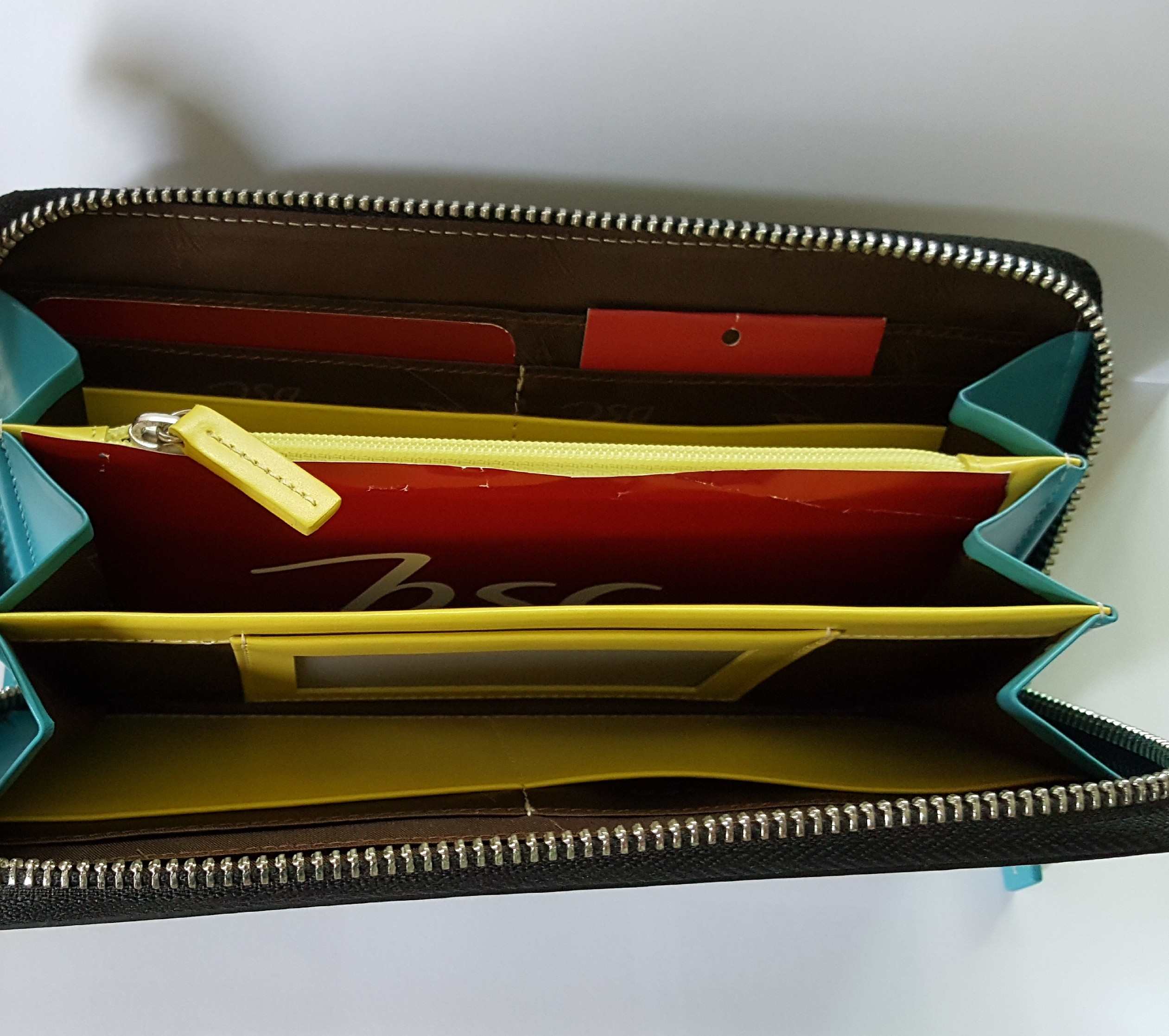 กระเป๋าสตางค์ bsc ดำ ใหม่ แท้