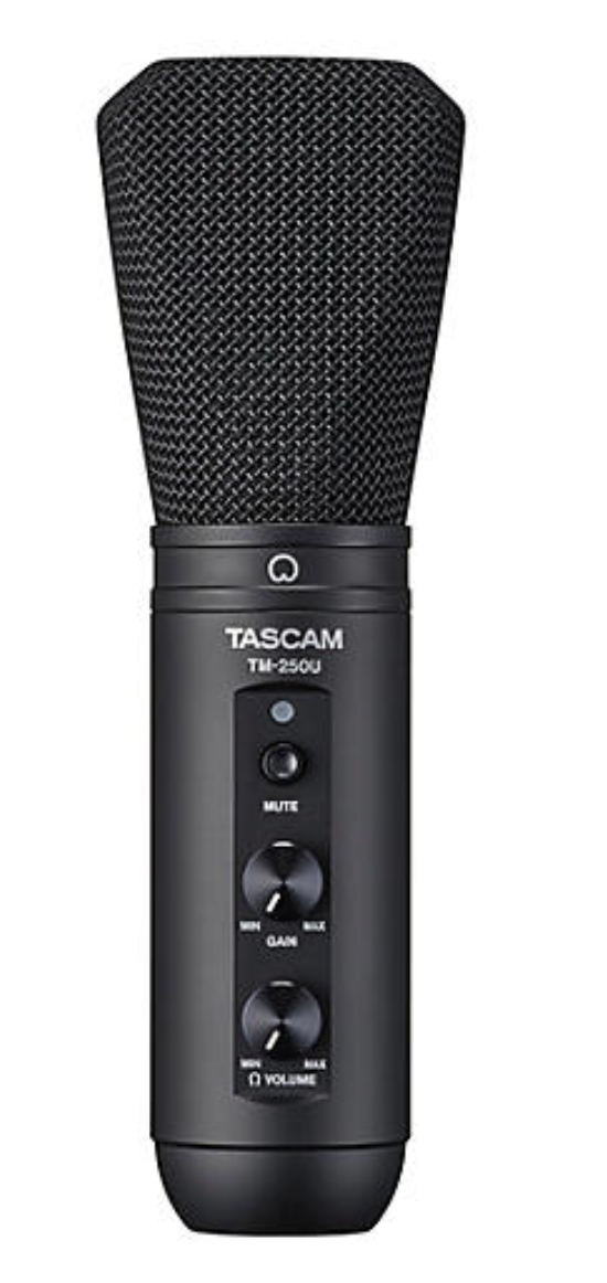 Tascam TM-250U USB Condenser Microphone for Podcasting, Conferencing, and Computer Recording