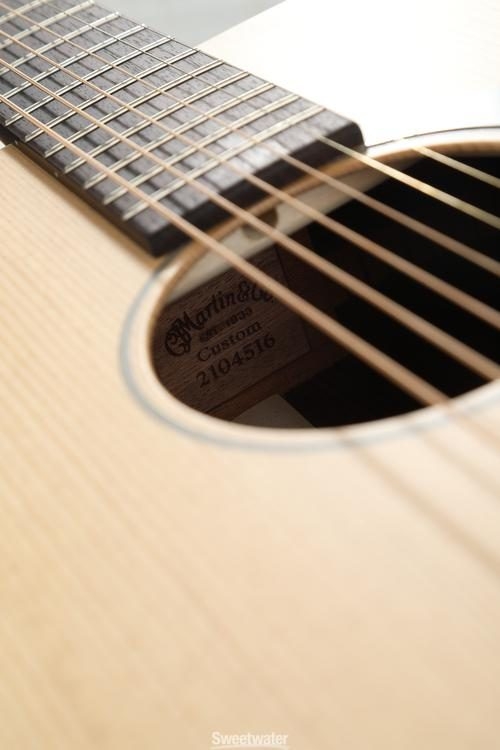 Martin Custom VTS Dreadnought, Sweetwater Special Edition - Natural, Rosewood Back and Sides