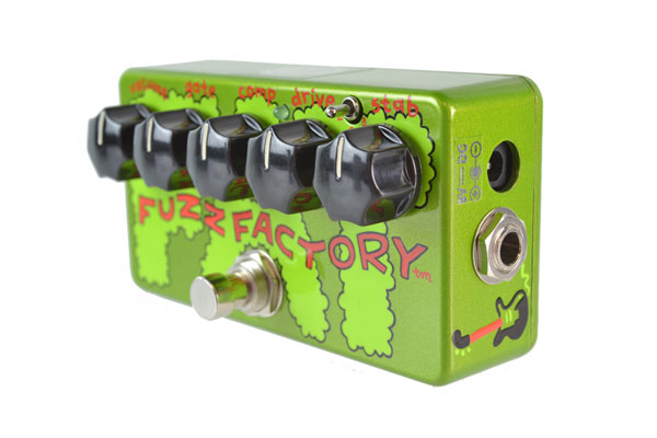 Z VEX Effects Fat Fuzz Factory (Hand Painted Green/Green)