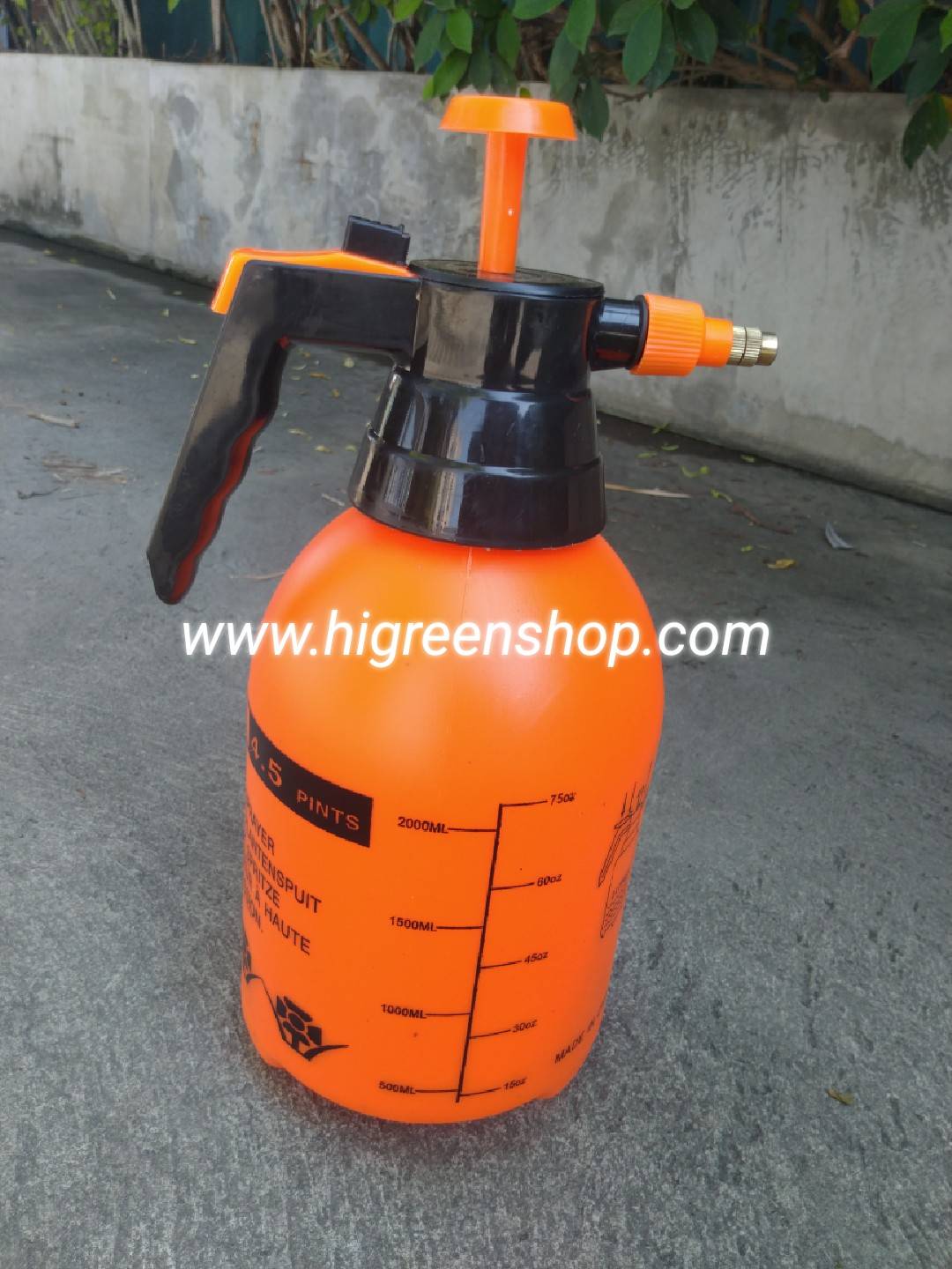 กระบอกฉีดน้ำแบบอัดลม ขนาด 2 ลิตร