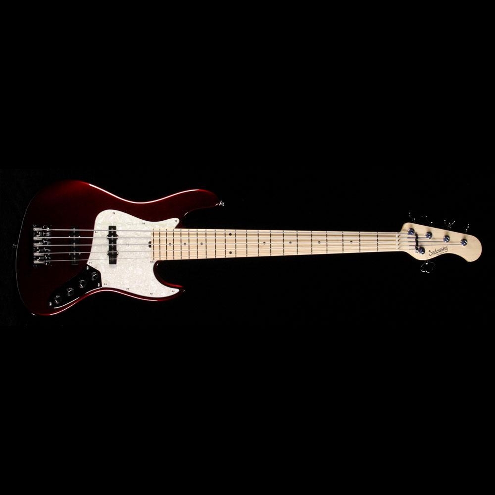 Sadowsky Metroline MV5 5-String Bass Guitar - Dark Cherry Metallic