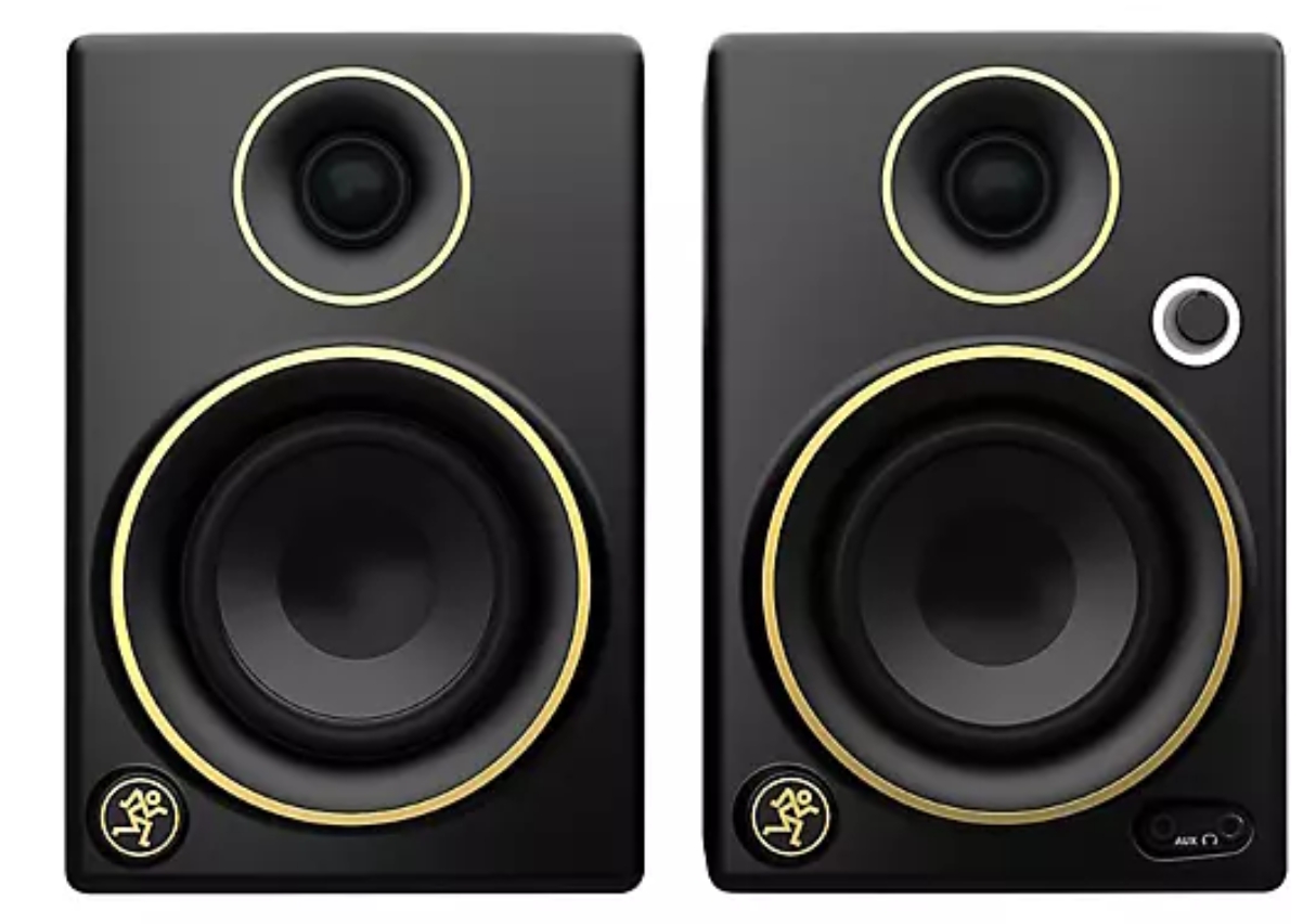 Mackie CR3 Limited Edition Gold Trim 3 in. Multimedia Monitors (Pair)