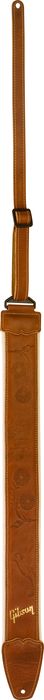 Gibson Montana Leather Strap with Memory Foam Pad Tan