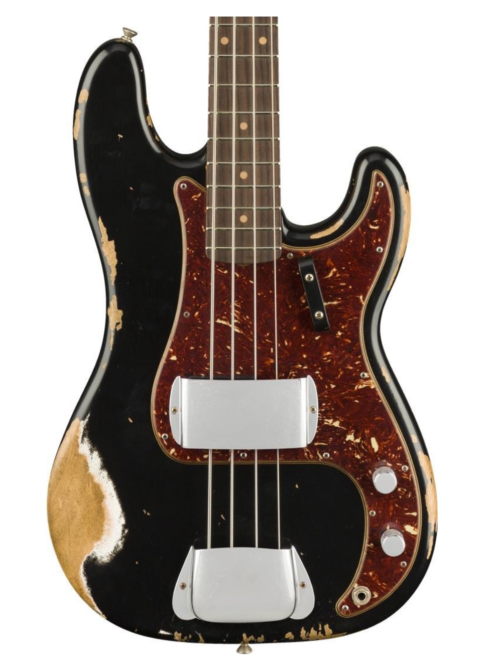 Fender Custom Shop 1960 Time Machine Heavy Relic Precision Bass - Aged Black