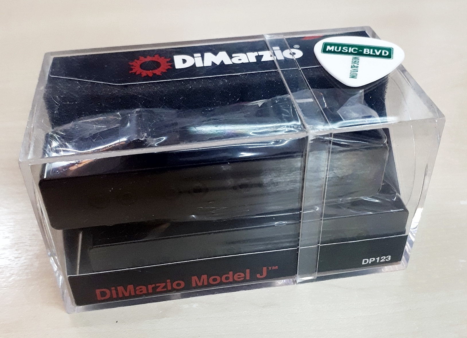 DiMarzio DP123 Model J Bass Pickup Set Black