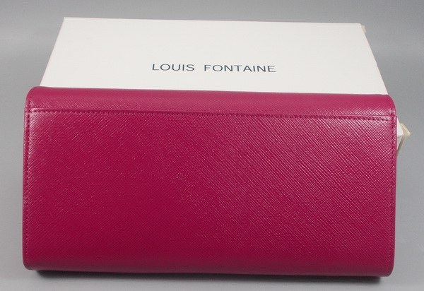 กระเป๋าสตางค์ LOUIS FONTAINE แดงมะเหมี่ยว ใหม่ แท้
