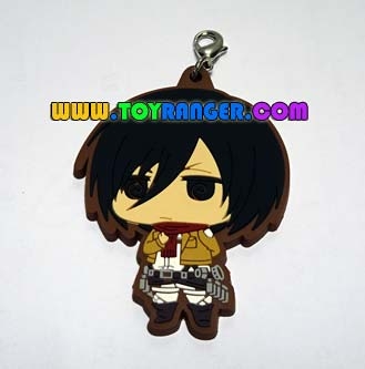 Mikasa Ackerman Rubber Strap Jiyu no Tsubasa (แท้)