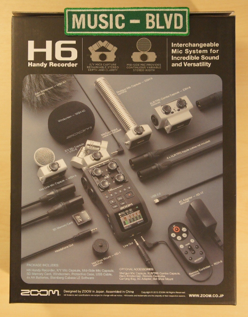 Zoom H6 All Black Handy Recorder