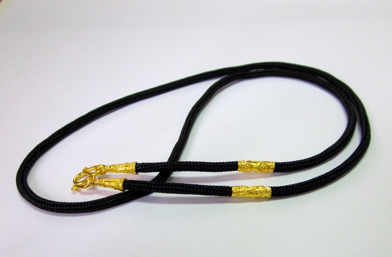 สร้อยเชือก ข้อ-ตะขอทองแท้ 96.5%