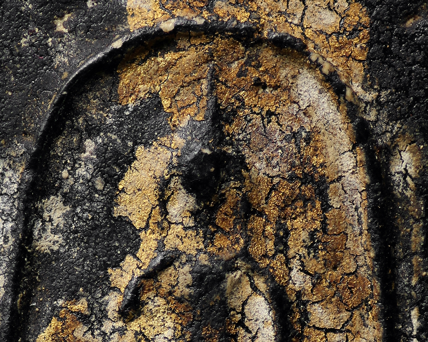 พระสมเด็จบางขุนพรหม พิมพ์ฐานคู่ กรุเก่า ลงรักไทย ปิดทองเดิม