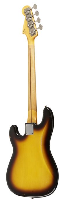 Fender Custom Shop 1957 Precision Bass Relic Electric Bass Guitar Masterbuilt by Dale Wilson 2 Color Sunburst
