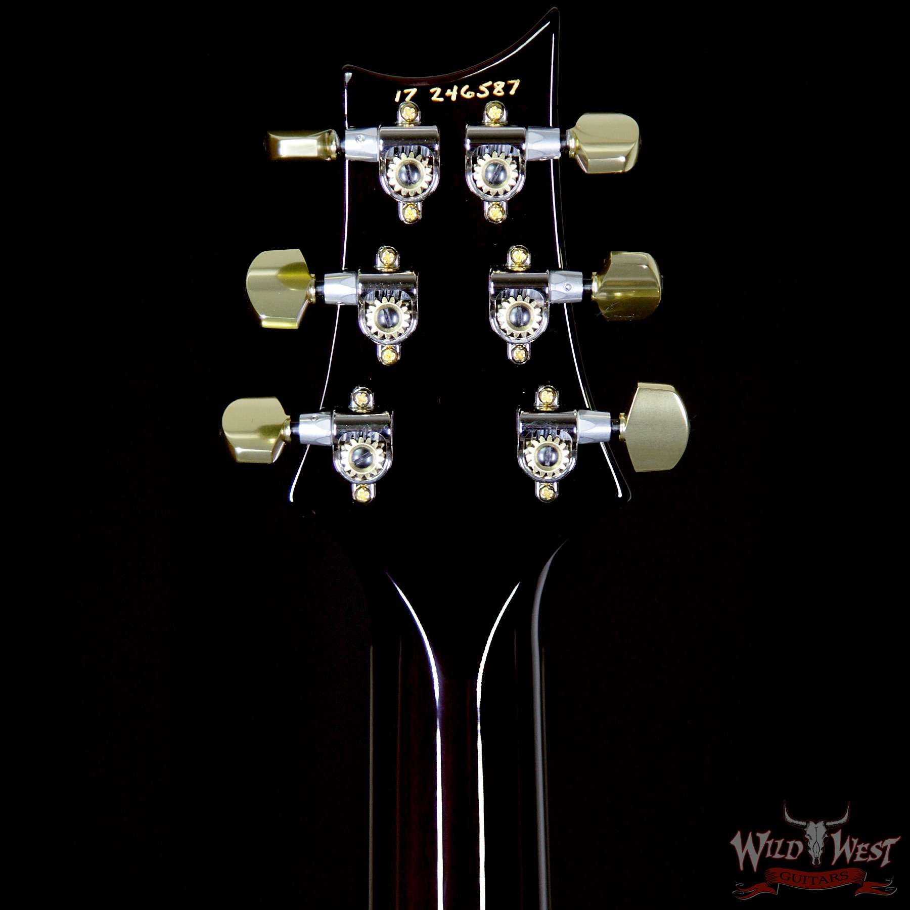 PRS Wood Library Artist Package McCarty Singlecut SC 594 Quilt Top Ebony Fretboard - Yellow Tiger