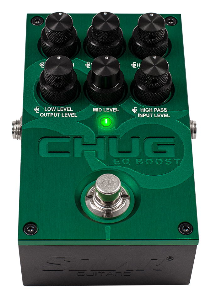 Solar Guitars CHUG EQ-BOOST – Ultimate Tone-Shaping Boost Pedal
