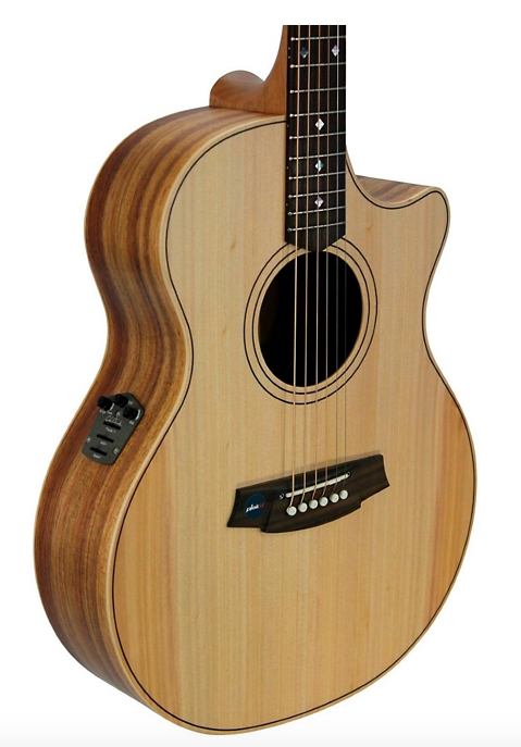 Cole Clark Angel 2 Series Grand Auditorium Acoustic-Electric Guitar Bunya Australian-grown - Natural