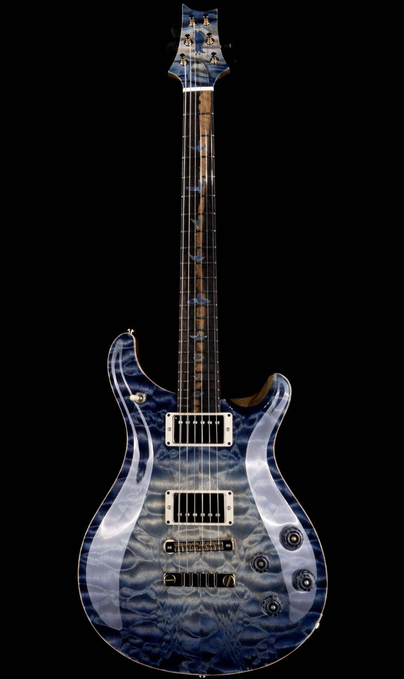 PRS Private Stock 9067 McCarty 594 Quilt Maple Top Exotic Ebony Board Indigo Glow