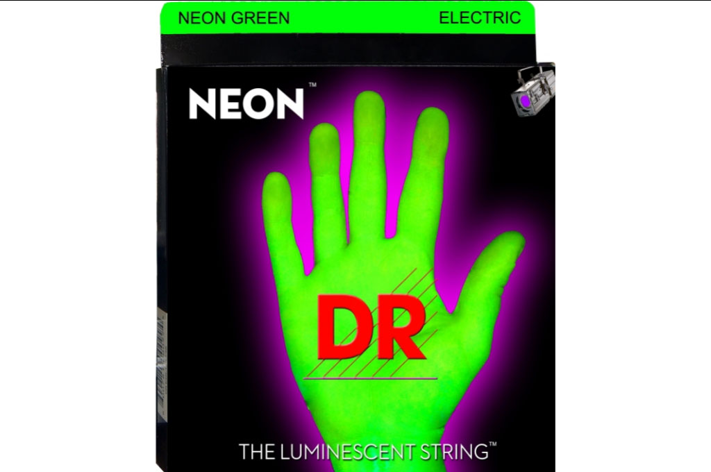 DR Strings NEON Hi-Def Green SuperStrings Light Top Heavy Bottom Electric Guitar Strings