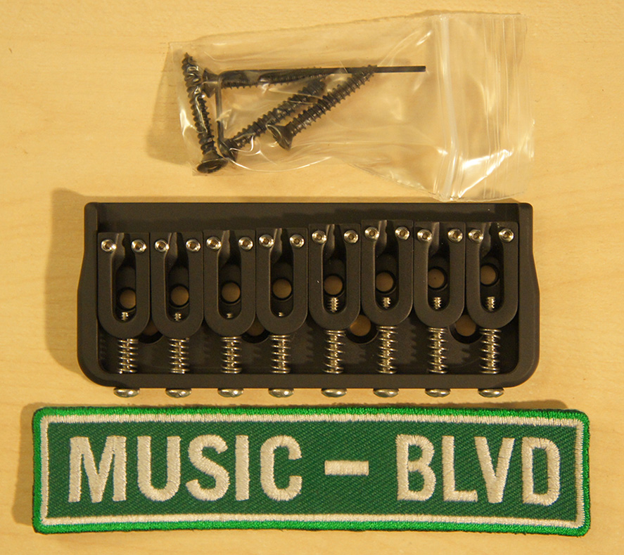 Hipshot 8 string fixed bridge .125