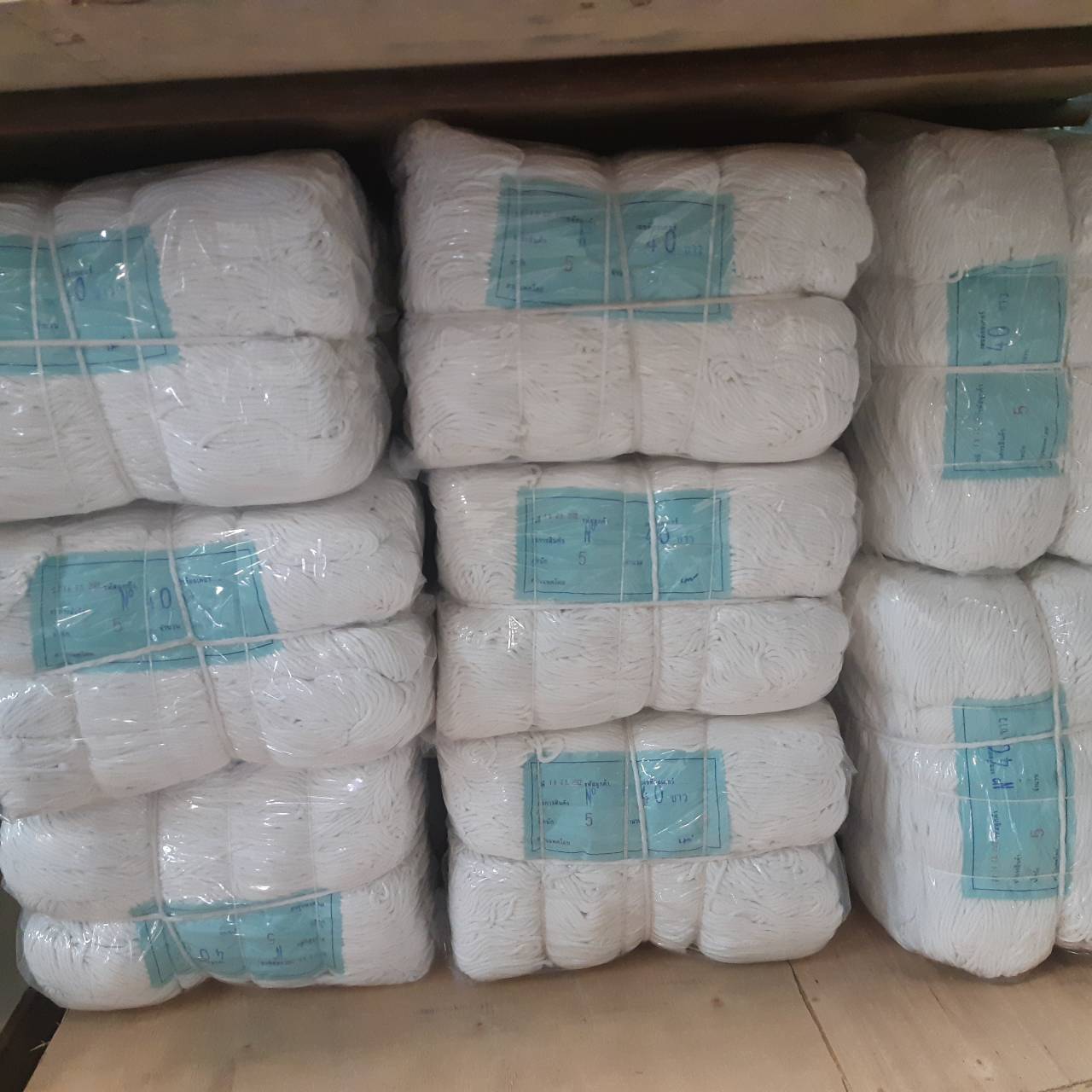 เชือกผ้าผูกเถาเมล่อนขนาด 4 มม. 350-400 เมตร/ห่อ