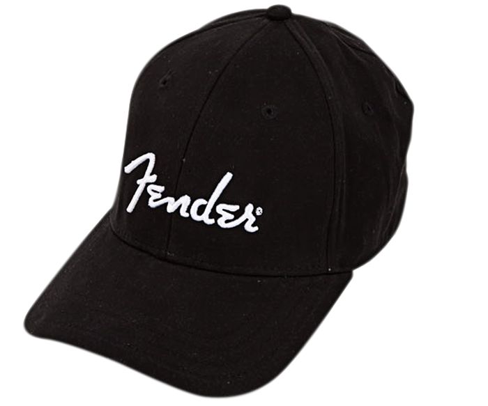 Fender Black Script Logo Stretch Cap