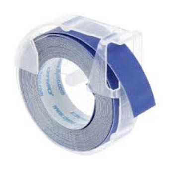 DYMO เทปปั๊มอักษรนูน ผิวมัน 9 มม.x3 ม. น้ำเงิน ไดโม ( จำนวน 1 ม้วน)