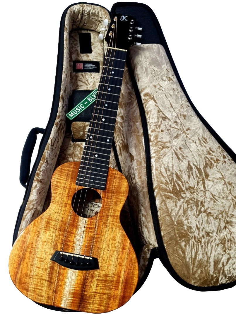 Kanile a GL6 Premium Koa 6 String Guitarlele The Boss Made in Hawaii