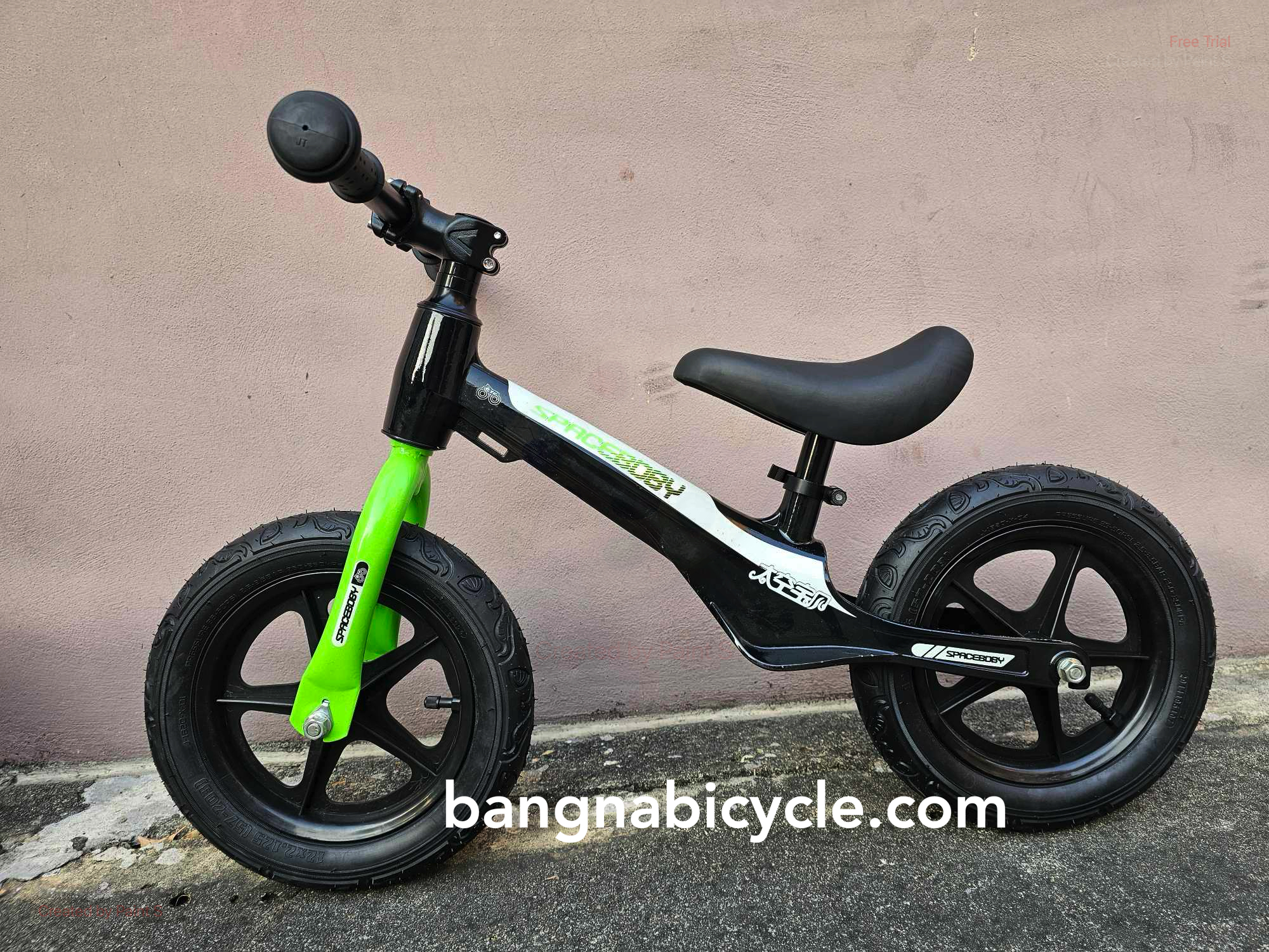 [หมด] รถเด็กขาไถ บาลานซ์ไบค์ Spacebaby Balance Bike ล้อแมกซ์เติมลม มียางใน