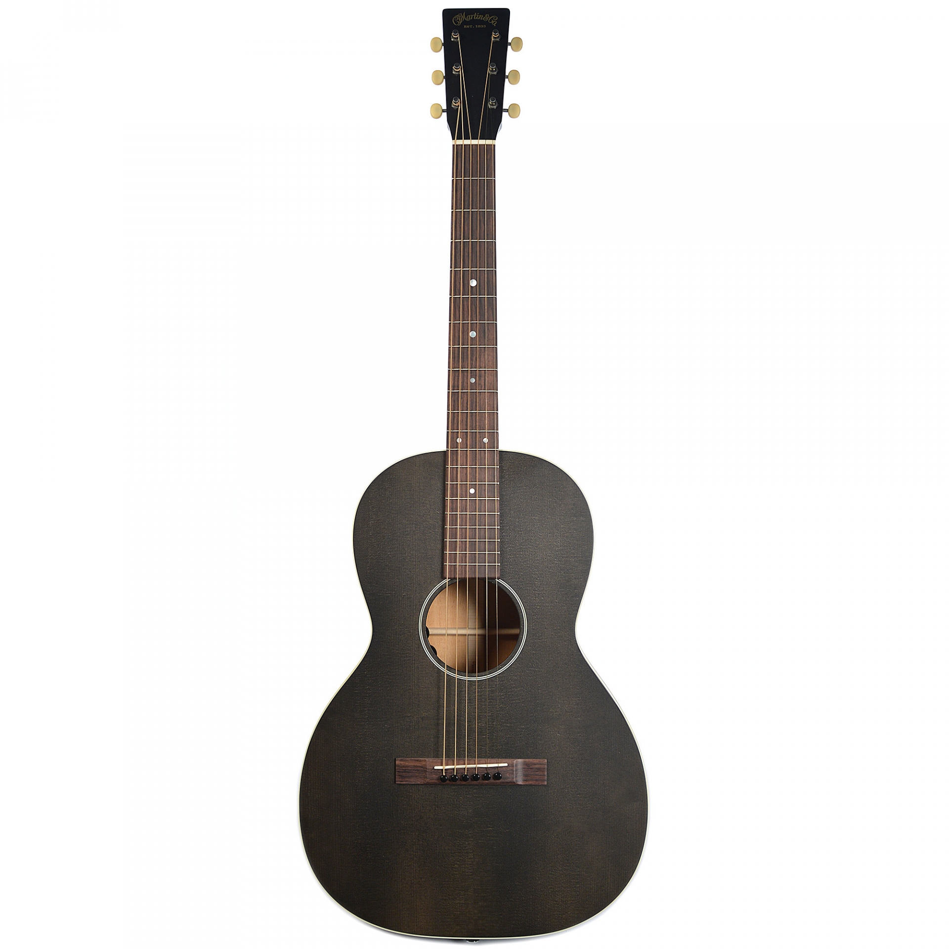 Martin 00-17SE Black Smoke SItka/Mahogany Acoustic - Electric Guitar