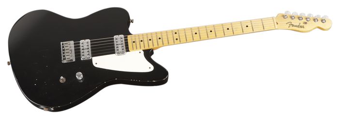 Fender Custom Shop Limited Edition Relic La Cabronita 2 Pickup Boracha Jazzmaster Electric Guitar Black